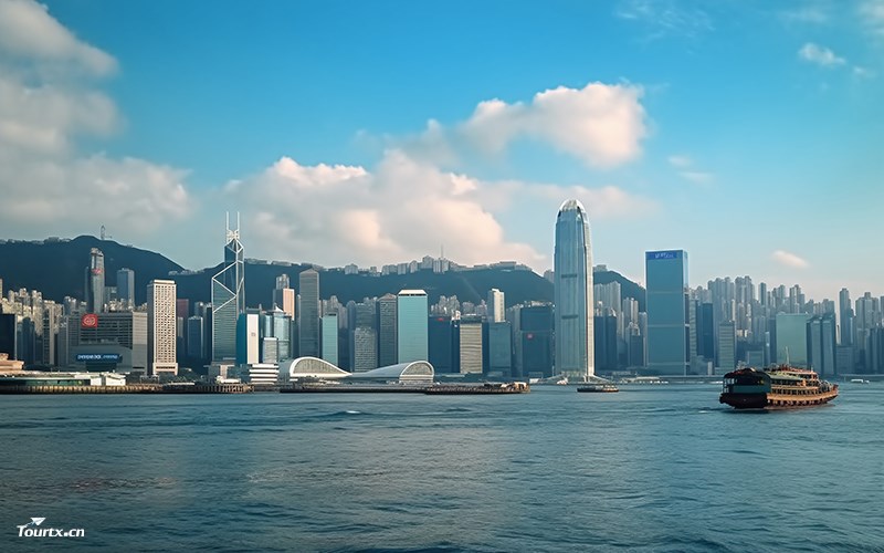 香港维多利亚港的城市建筑.jpg